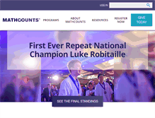 Tablet Screenshot of mathcounts.org